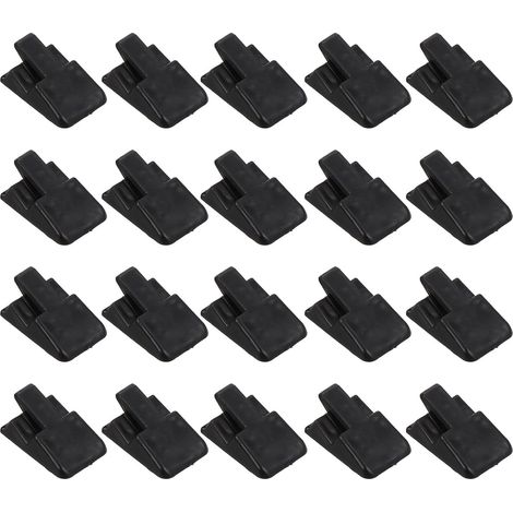 Présentoirs à Anneaux Léger et Solide 35 Pièces en Plastique Noir Protège Bijoux des Dommages, pour Boutique de Bijoux ou Usage Domestique (1/5)