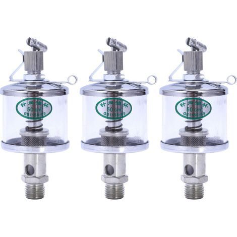 Pièces 50Ml Argent de Graisseur D'Égouttement Par GravitÉ D'Huile de Graisseur de Machine de Moteur (1/2)