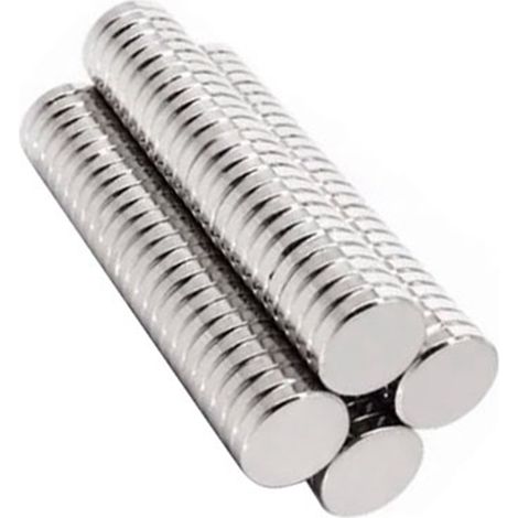 50 runde Magnete, 10 mm x 2 mm, N35 (1/5)