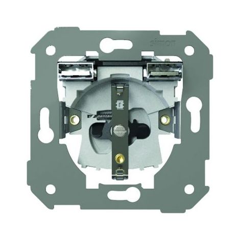 Base schuko Simon 75 con doble cargador USB 2.1A SIMON 7501432-039 (1/2)