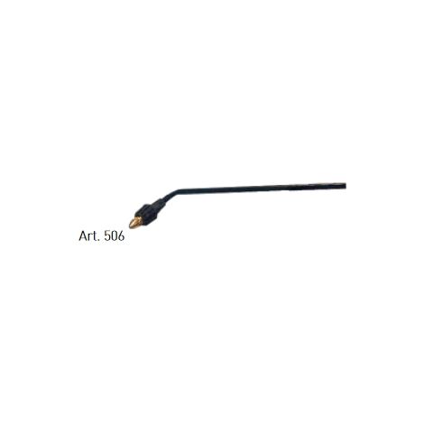 Asta alluminio nero curva ad innesto rapido TECNOSPRAY per lancia medium