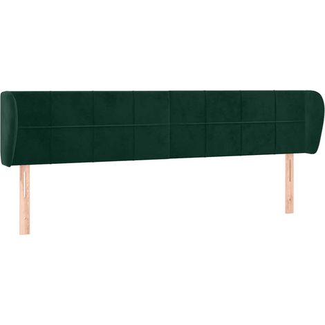 Maison Exclusive - Cabecero de terciopelo verde oscuro 163x23x78/ (1/5)