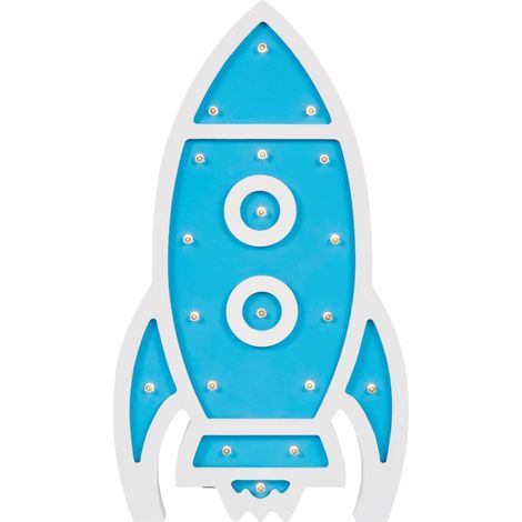 Litecraft Glow Rocket Table Lamp LED Children's Lighting - Blue, White (1/5)