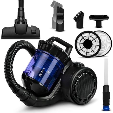 Aspirateur cyclonique sans Sac 20 000 Pa, 899 W, réservoir 2,5 L, 2 filtres HEPA lavables, Mini Brosse Turbo Incluse, 5 Accessoires (1/5)