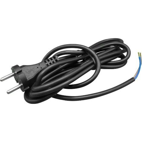 Cable d alimentation EU 2,65M 2X0,75 H05 VV-F pour meuleuse angulaire PWS 850-125 et modeles BOSCH - 2609002907