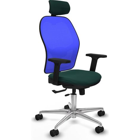 Silla ergonómica piqueras y crespo Jorquera negro cómoda ajustable (1/2)