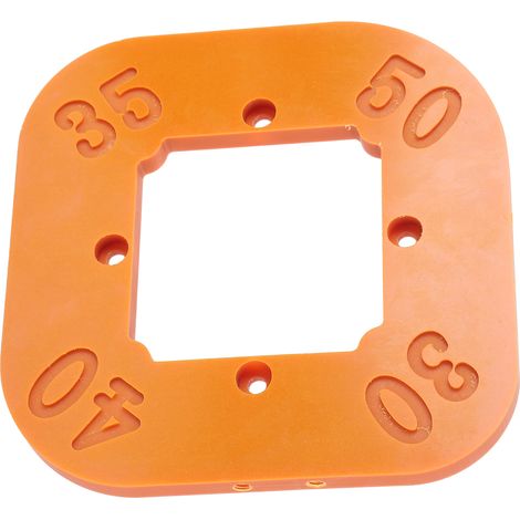 Gabarit de rayon d'angle pour le travail du bois R30 R35 R40 R50 - Gabarit de rayon d'angle multifonctionnel de haute précision pour table de défonceuse (1/5)