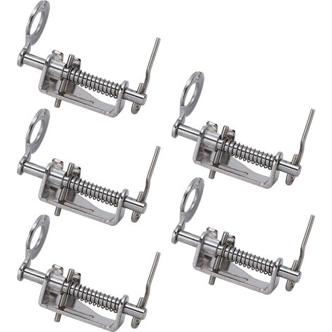 Lot de 5 pieds-de-biche pour machine à coudre portable, réduisant la friction et offrant une visibilité optimale. Pièces détachées pour machine à coudre domestique. (1/5)