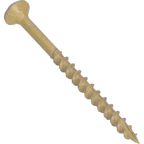 100 vis à tête fraisée ronde T25 à denture demi-étoile pour le travail du bois, 4,2 x 50 mm (1/5)