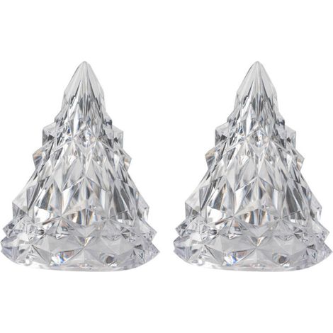 Lot de 2 lampes de table à LED alimentées par piles, lumière décorative d'intérieur idéale pour la chambre ou le bureau (1/5)