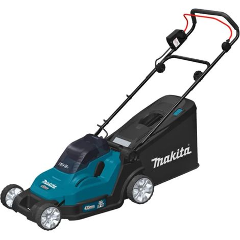 [NEUWERTIG] B-Ware Makita Dlm432 Pt2 Akku Rasenmäher Elektromäher Mäher 18 V Inkl 2 Akkus