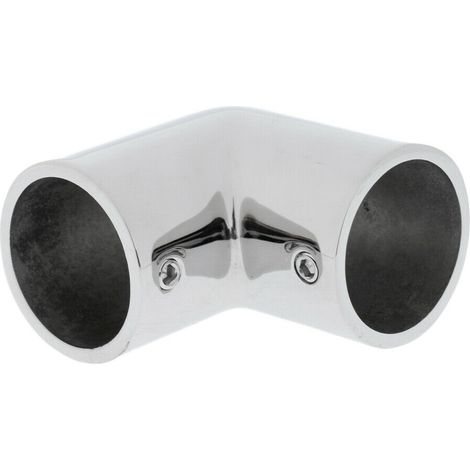 90-degree angle fitting made of cast stainless steel 316, 22/25 mm, high-gloss polished, ship fittings, yacht accessories, 7/8-inch angle fitting.--DTEKGAZ