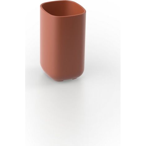 Metaform - Porta spazzolini da appoggio Terracotta in Resine Termoplastiche Mod. Pod (1/2)