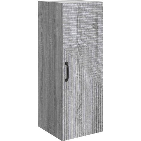 Wall-Mounted Cabinet Grey Sonoma 33 x 34.5 x 90 cm vidaXL (1/5)