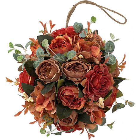 Boule de fleur de pivoine artificielle, hortensia Floral, pièce maîtresse de mariage pour fête à domicile, Arrangement de décoration de Table (1/5)