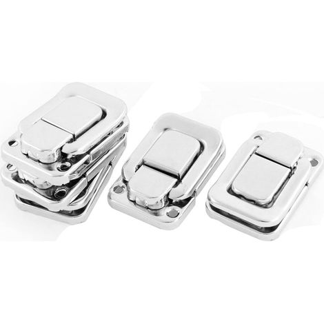 Boîtes à boutons Schmuckkoffer Koffer Metall Verschluss Toggle Latch Silver Ton 5 pcs (89330c329060b (1/2)