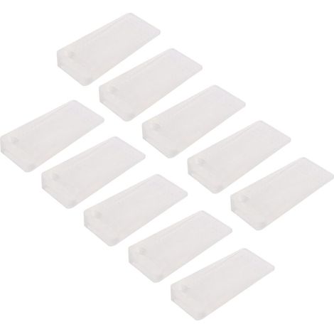 Butées De Porte pour Bas De Porte, Butoirs De Porte Protecteur Mural 10 Pièces Butées De Porte sans Perçage Empilables Transparentes TPR Flexibles Anti-Collision Cales D'arrêt De Porte