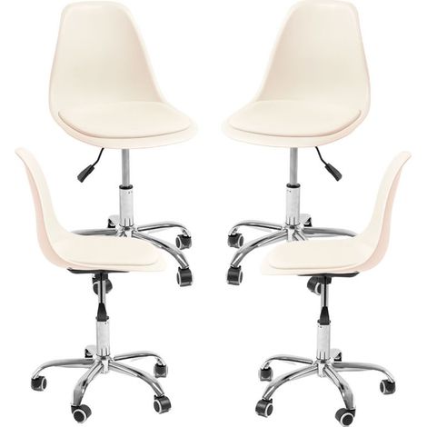 Packs Sillas - Pack 4 Sillas Dami Office - Beige (1/5)