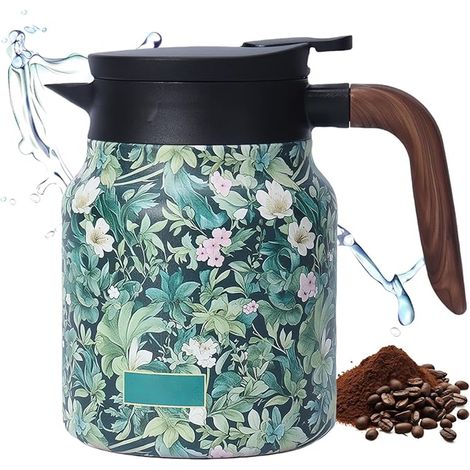 Teapot with Tea Infuser, Teapot for Home, Apartment (Green) (1/5)