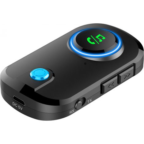 Émetteur/récepteur Bluetooth sans fil mains libres AUX (1/5)