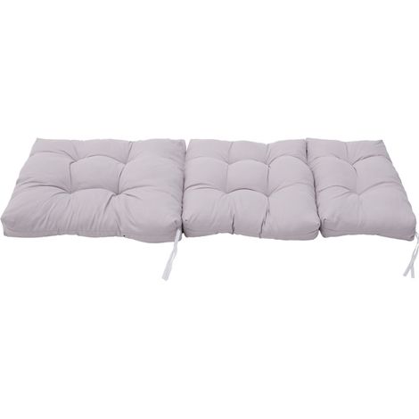 Grey Extended Garden Folding Adirondack Chair Cushion 130cm W x 55cm D (1/5)