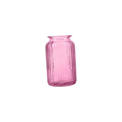 Vase en verre européen, transparent, style vintage, décoration intérieure (1/4)