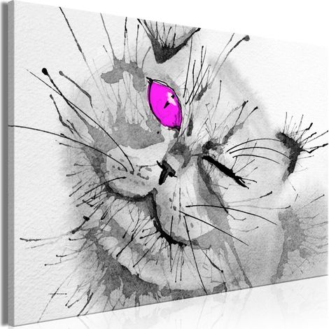 Tableau Imprimé "Happy Look Wide Pink" 60 x 90 cm (1/2)