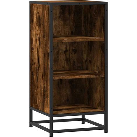 Maison Exclusive - Credenza Rovere Fumo 35,5x35x76 cm in Truciolato