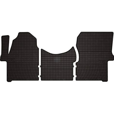 Alfombrillas de goma para furgoneta Mercedes Sprinter II (2006-2019) - negras, montadas (1/5)