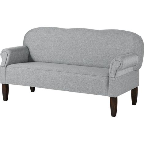 Küchensofa Webstoff 188x78x97 grau EDINBURGH