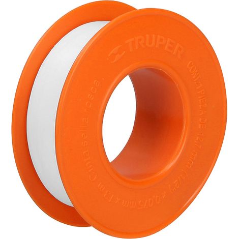 Cinta teflón - 13 mm - 13 m - Blanco