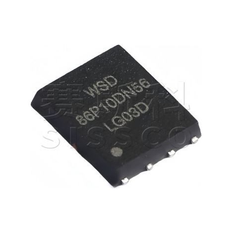 Original WINSOK P-channel 86A DFN-8 WSD86P10DN56 microcontroller chip/electronic component (5 pieces available for assembly).