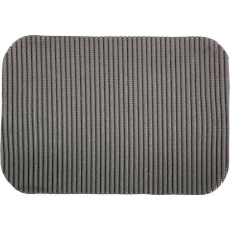 Mikrofaser-geschirrteppich 32x44,5cm grau - 5five