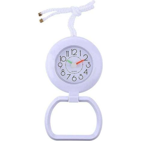 étanche horloge murale salle de bain horloge salle de bain horloge cuisine horloge -DOUche horloge ventouse horloge avec anneau de serviette-DOU