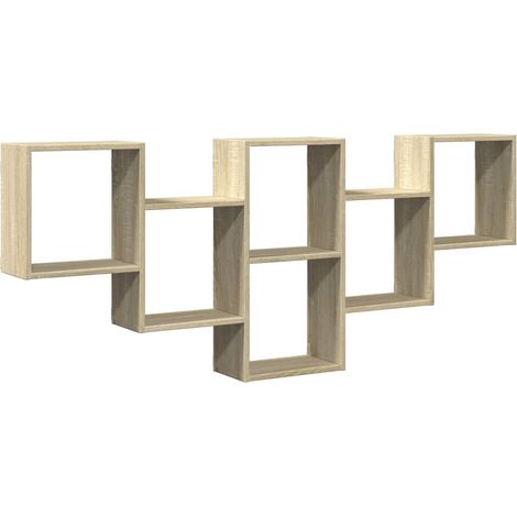 Maison Exclusive - Wandregal Sonoma-Eiche 159x18x66 cm Holzwerkst