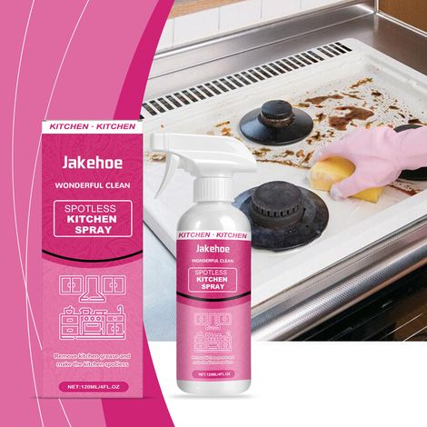 Küchenreinigungsspray, täglicher Haushaltsreiniger für hartnäckige Ölflecken, Kochfelder und andere Reinigungsbedürfnisse – 120 ml -- DE (1/5)