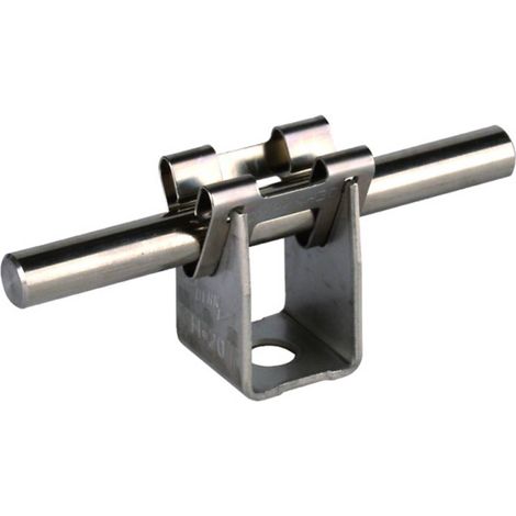Staffa DEHNgrip, foro da 7,8 mm, acciaio inox, niro 207009 (1/5)