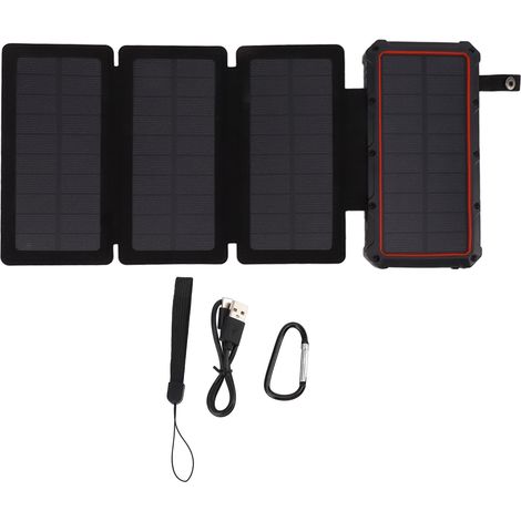 Pannello solare pieghevole Toivize da 6 W – Caricabatterie USB portatile da 5 V – Uscita USB – Impermeabile e resistente, per telefoni, power bank e apparecchiature da 5 V per campeggio, escursionismo (1/5)
