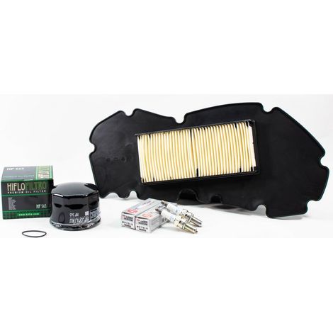 Kit Révision Filtres Bougies pour PIAGGIO MP3 530 HPE Exclusive ABS de 2022 à 2024 - Sans Huile
