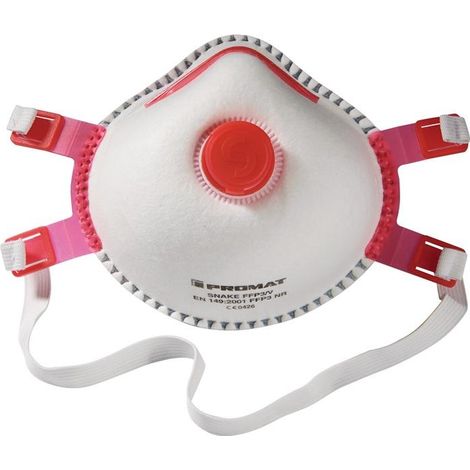 Masque anti poussières fines avec soupape FFP3 Ekastu 412 183 5 pc(s) C29438 (1/4)
