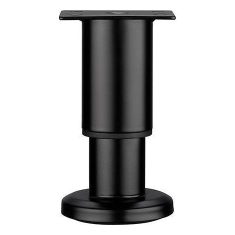 4 Stück verstellbare Füße für Metallmöbel, schwarze Metall-Couchtischbeine, Füße für Badezimmermöbel, Füße für Möbel, Bett, Kleiderschrank, 18–30 cm
