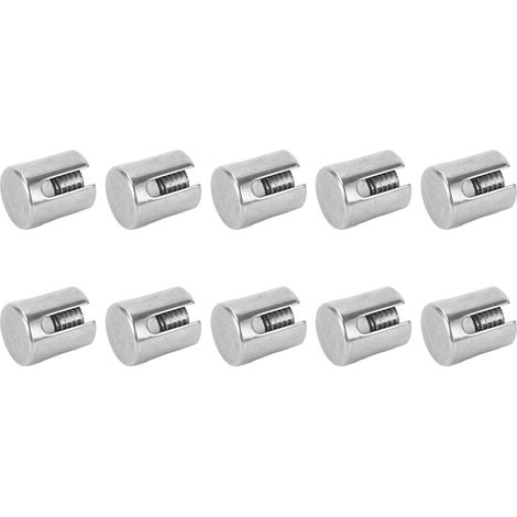 Collier de câble 10 pièces, serre-câble en acier inoxydable 316 pour garde-corps, pince à fil 5mm, accessoires de fixation murale pour système de rambarde. (1/5)