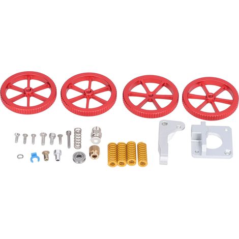 Kit de roues de nivellement pour extrudeuse en aluminium, écrous à vis manuelle, ressorts à lames pour lit chauffant CR10 imprimante 3D