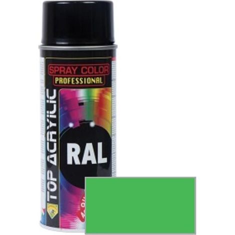 TOP ACRYLIC spray acrilic v/amarillen ral-6018 400ml , 0UNIDADES