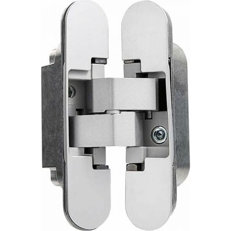 Charnière Invisible pour Portes Lourdes - Lot de 2 (Charge 40 kg, Ouverture 180º) (1/4)