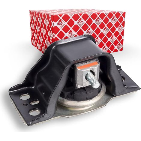 Support Moteur Hydraulique - 1 Pièce - Acier et Caoutchouc - Fixation Droite Filetée - Pour Renault Clio III Modus - M12x1,75 (1/5)