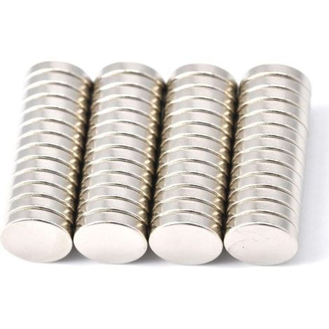 52 extrem starke 10x2 mm Magnete, ca. 2 kg Haltekraft (1/5)