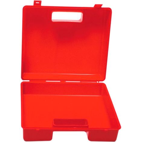 Maleta porta herramientas de plástico rojo
