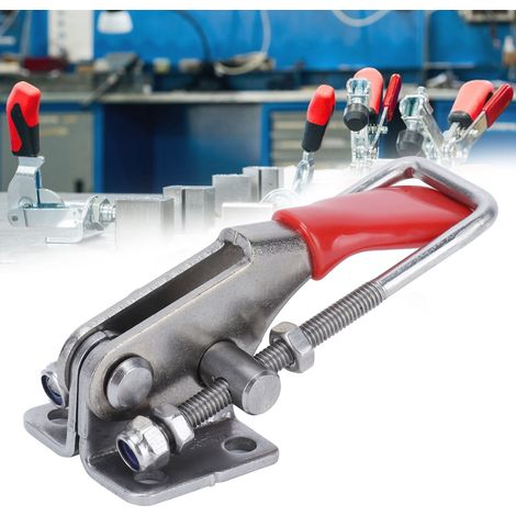 Pince à bascule en acier inoxydable, verrou réglable, loquet à boucle, fixation à dégagement rapide (1/5)
