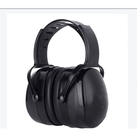 Casque Anti Bruit Adulte Réglable Confortable, avec Une Atténuation de, pour Milieu Bruyant ou Stressant-Noir (1/4)